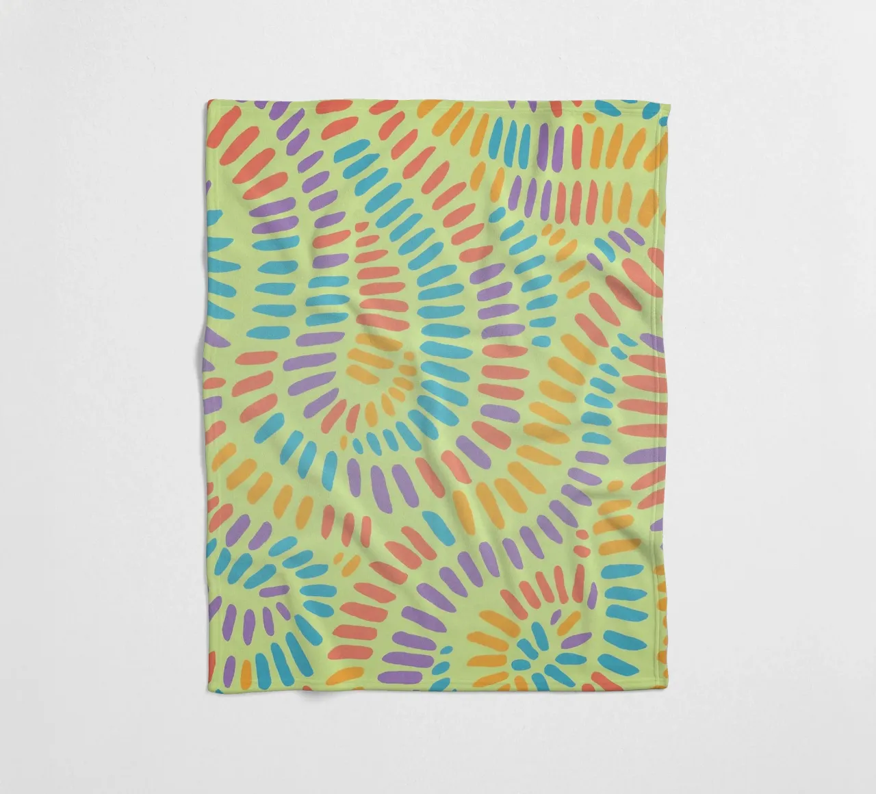 lijnen tekenen fleecedeken van klicins