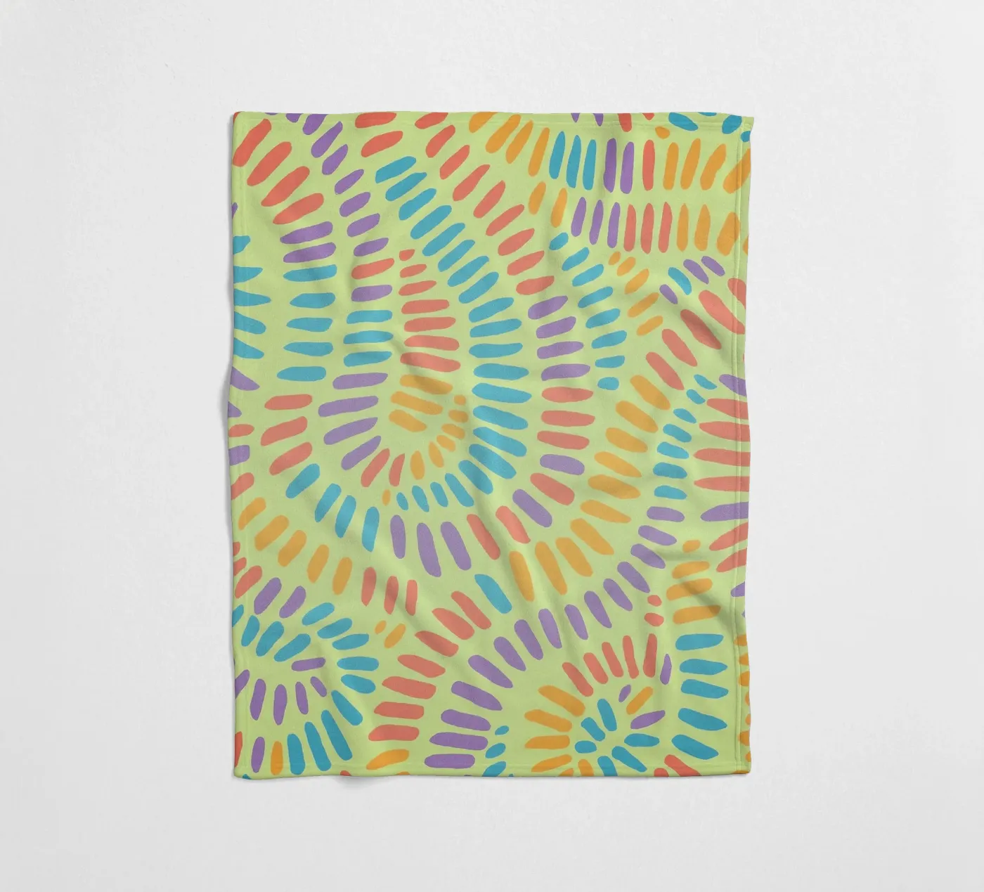 lignes alignées dessin plaid polaire de klicins