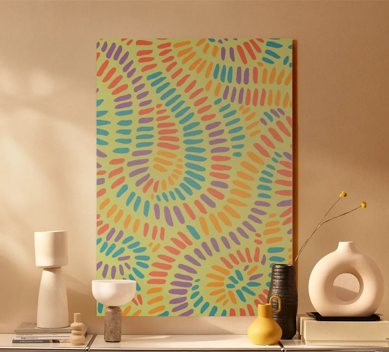 disegno a linee allineate plexiglass da klicins