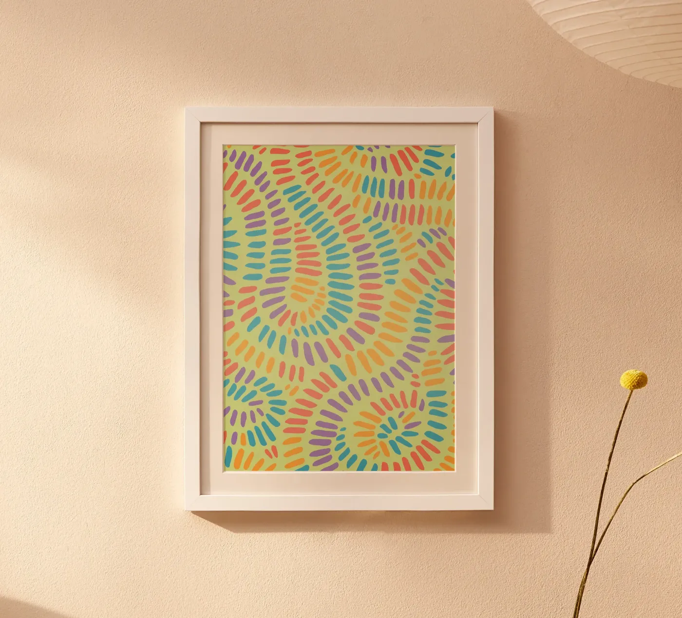 disegno a linee allineate poster da klicins