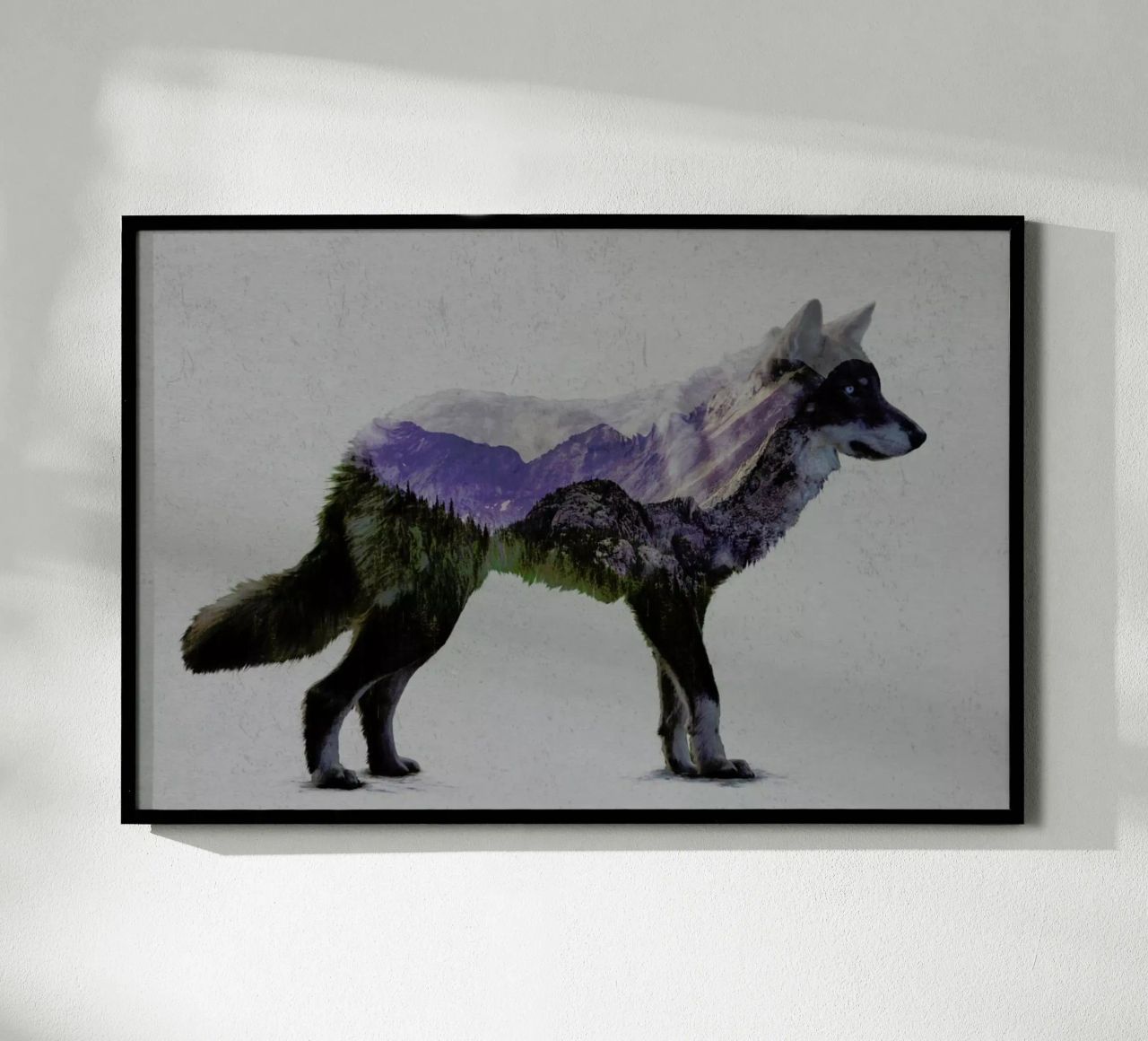 The Rocky Mountain Gray Wolf Poster von Davies Babies