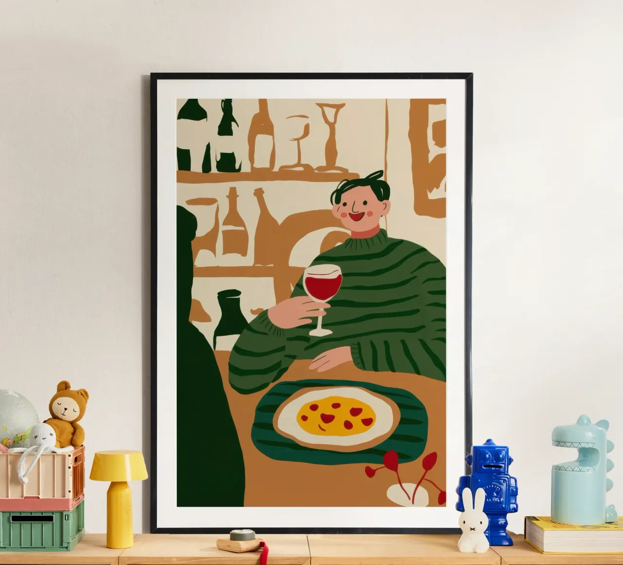 Wine Bar Solitude poster da Bruce Juice