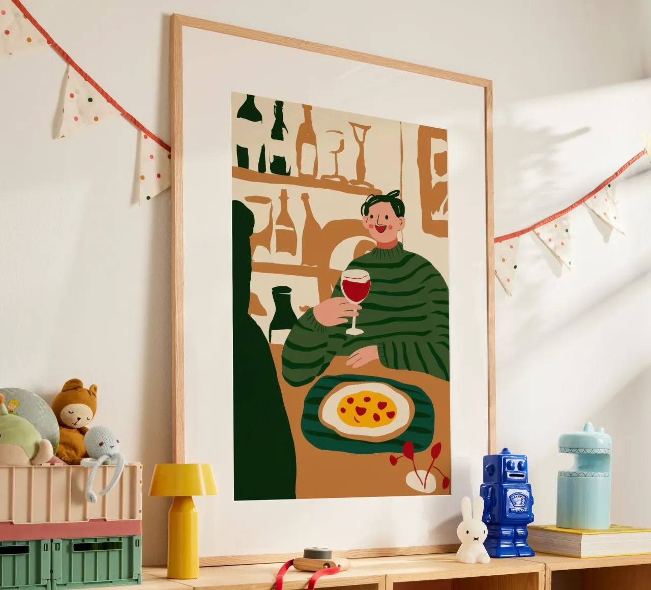 Wine Bar Solitude poster da Bruce Juice