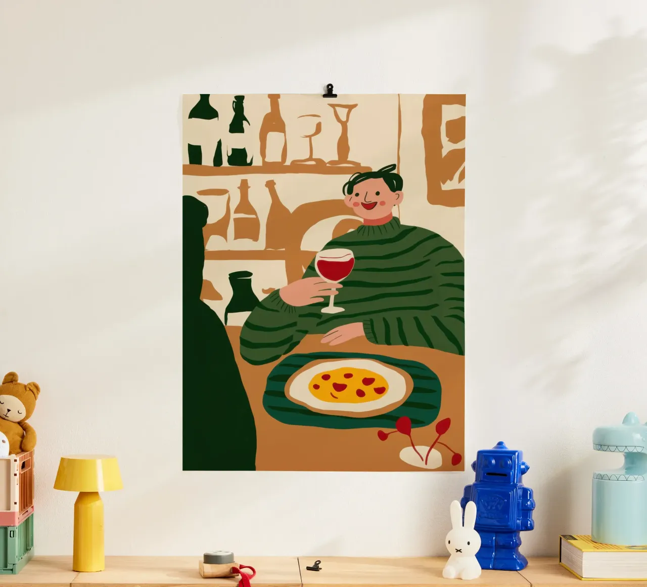 Wine Bar Solitude poster da Bruce Juice