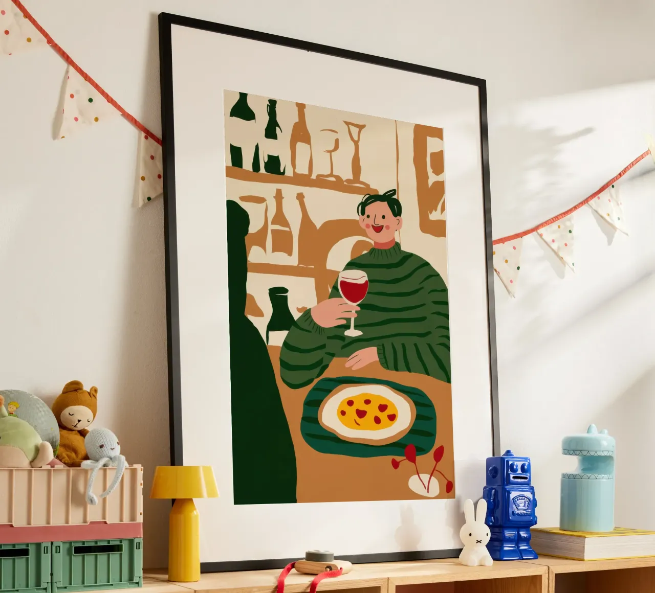 Wine Bar Solitude poster da Bruce Juice
