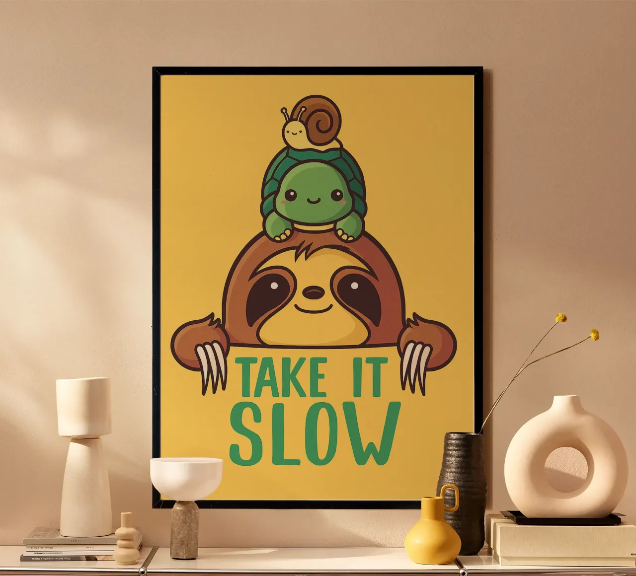 disegno di linee quadrate e diamantate poster da klicins