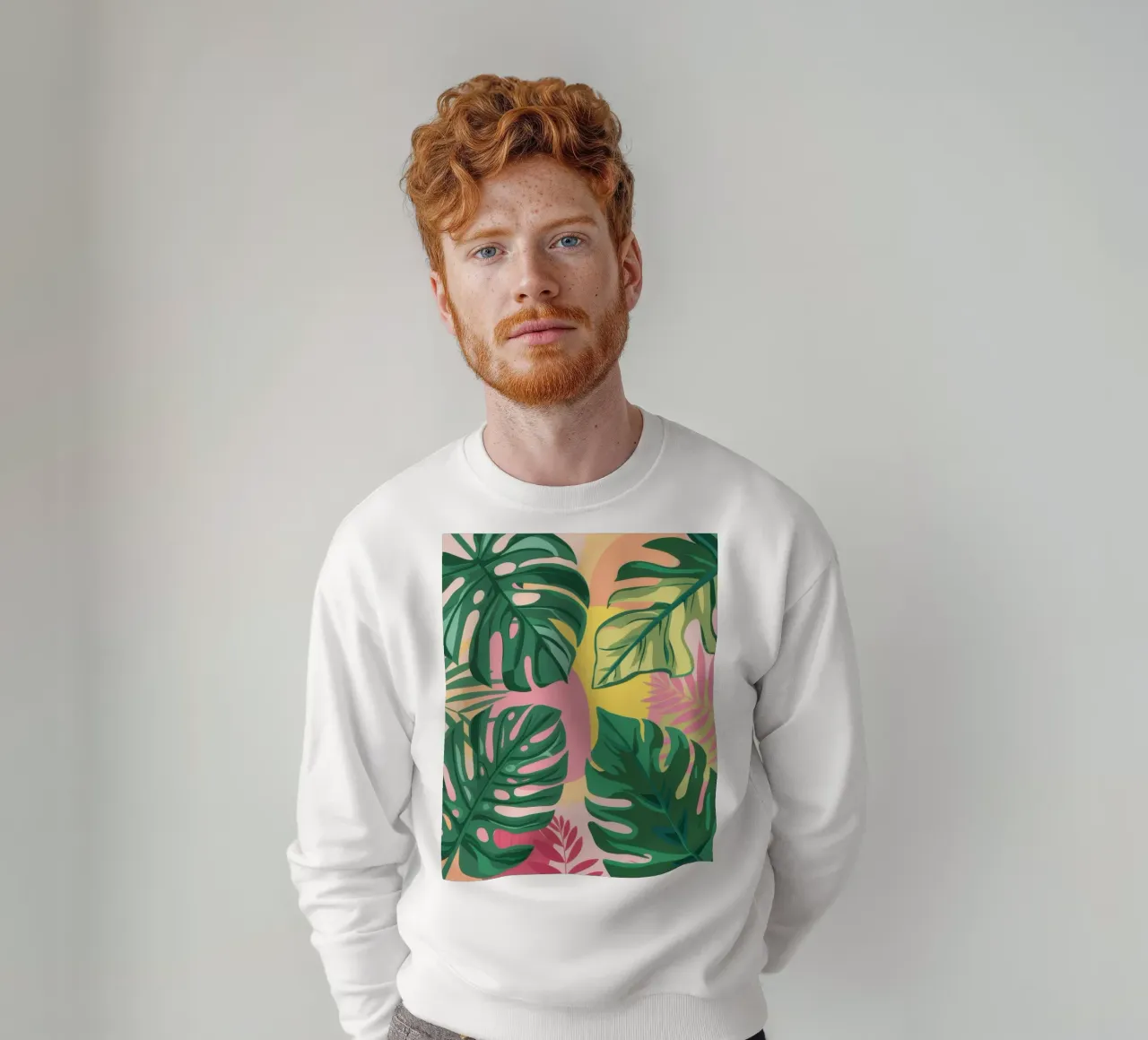 Schermo diviso Monstera felpa da Bruce Juice