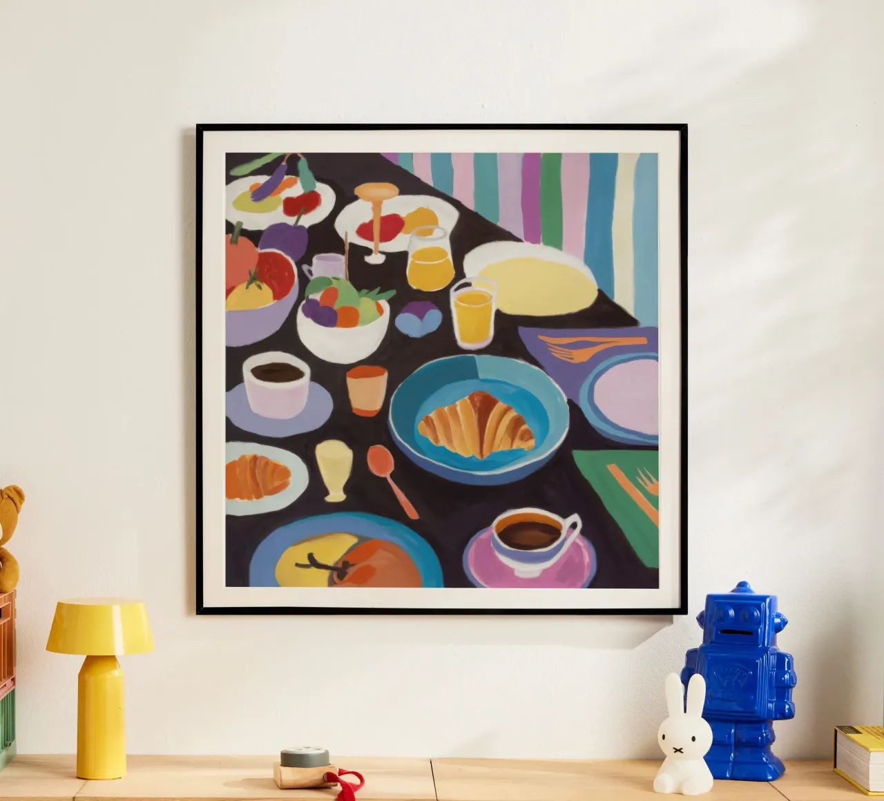 Amplio desayuno buffet poster de Bruce Juice