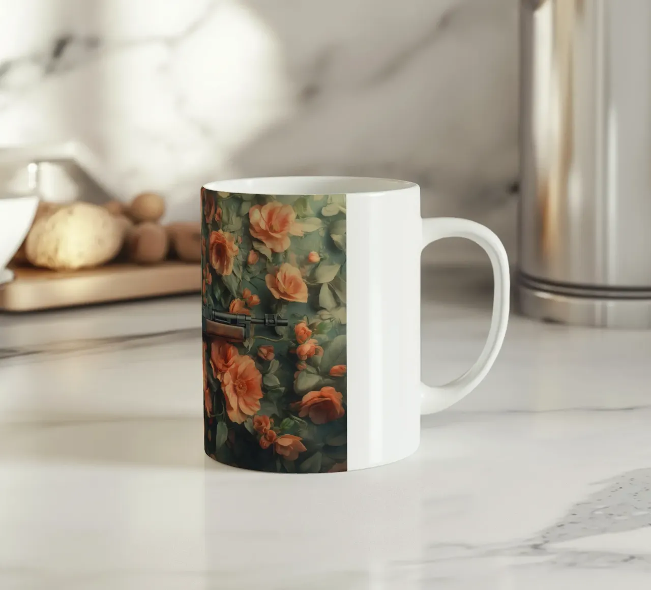 Peace ceramic mug by Tameo