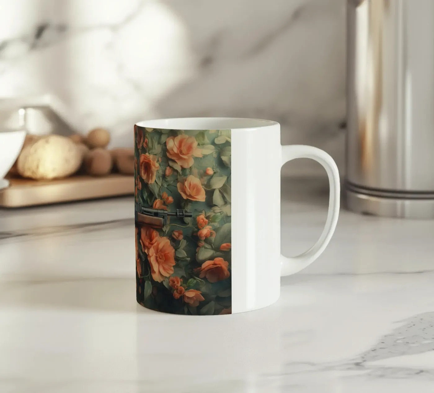 Peace ceramic mug by Tameo