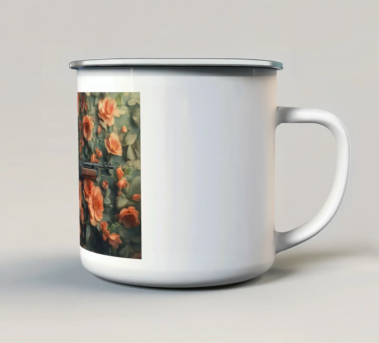 La pace tazza in smalto da Tameo