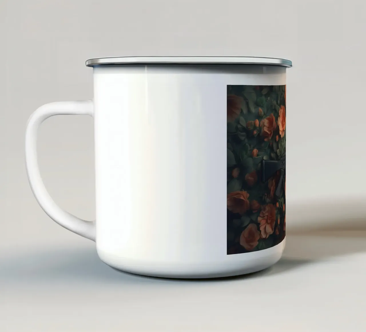 La pace tazza in smalto da Tameo