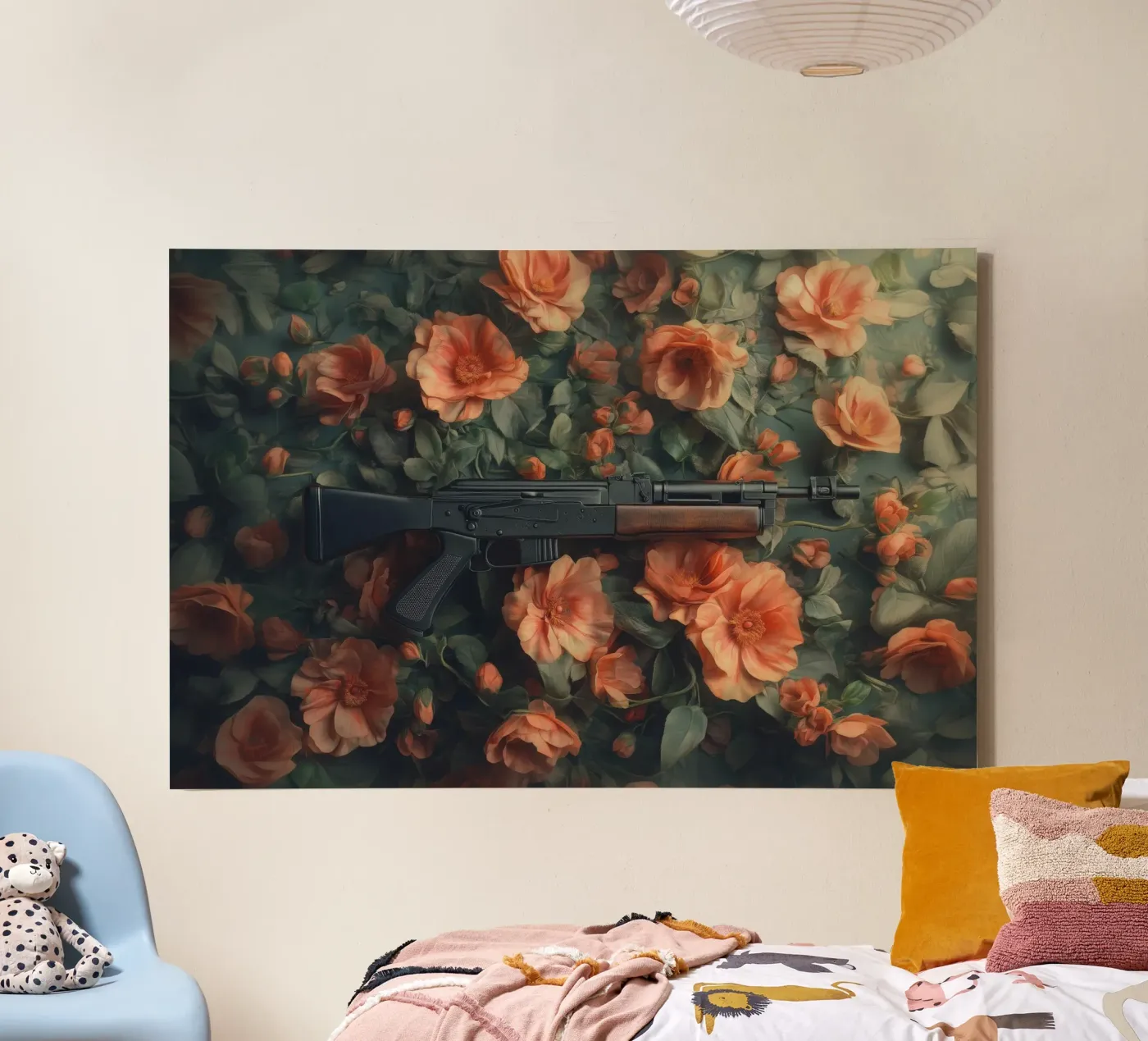 Peace canvas by Tameo