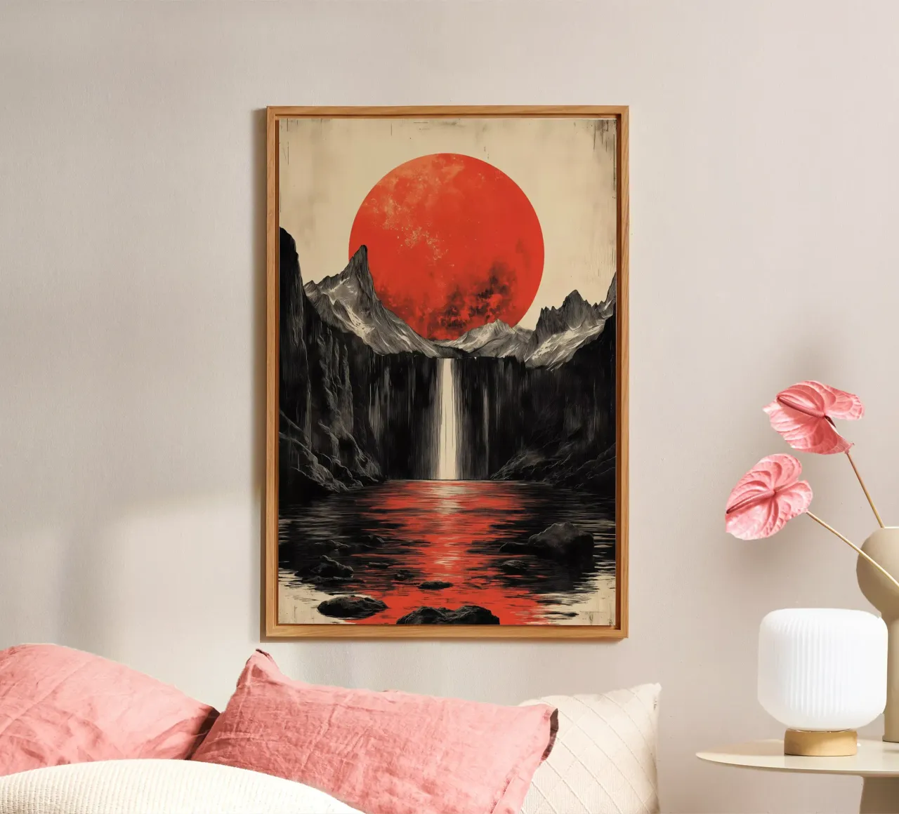 Luna di Samourai alluminio dibond da Tameo