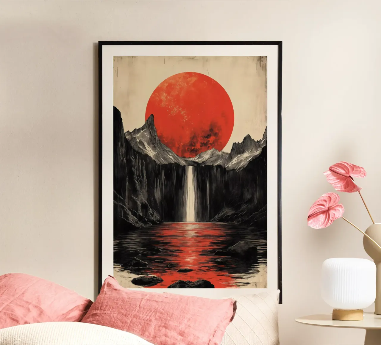 Luna di Samourai carta hahnemühle da Tameo
