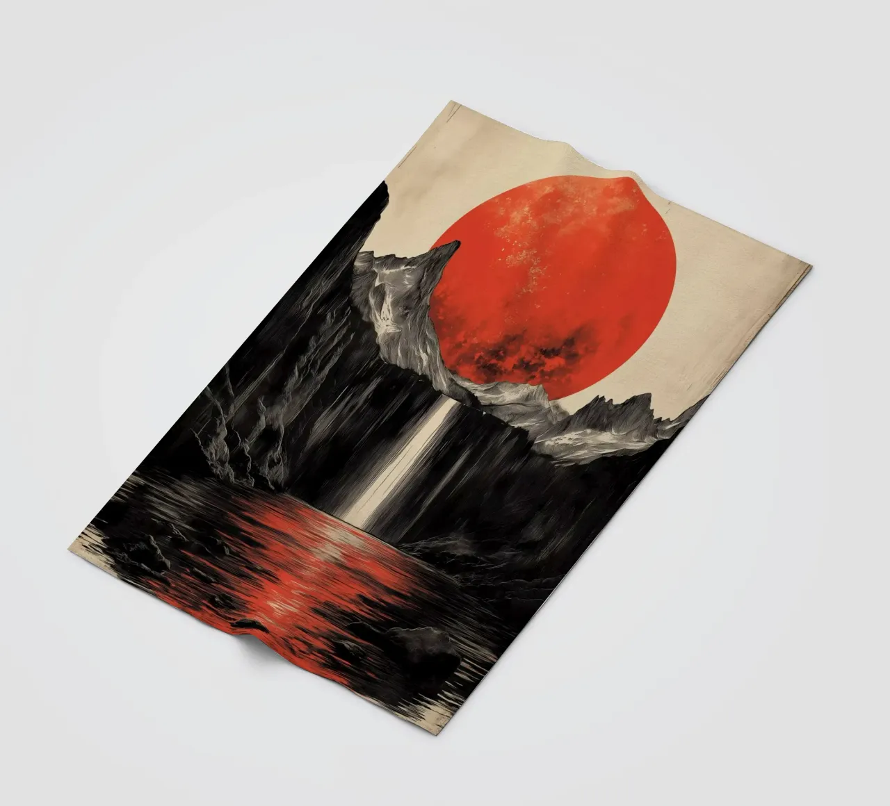 Luna di Samourai coperta in pile da Tameo