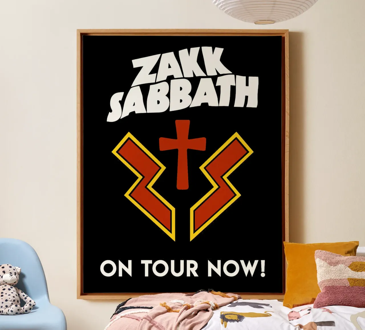 Zakk Sabbath in tour tela con Cornice a cassetta da andrea boceli