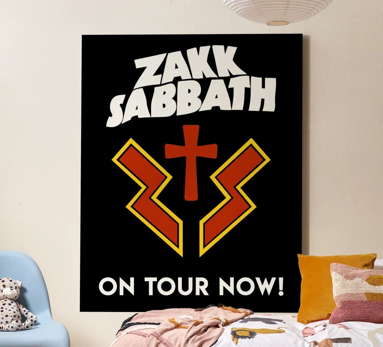 Zakk Sabbath in tour tela con Cornice a cassetta da andrea boceli