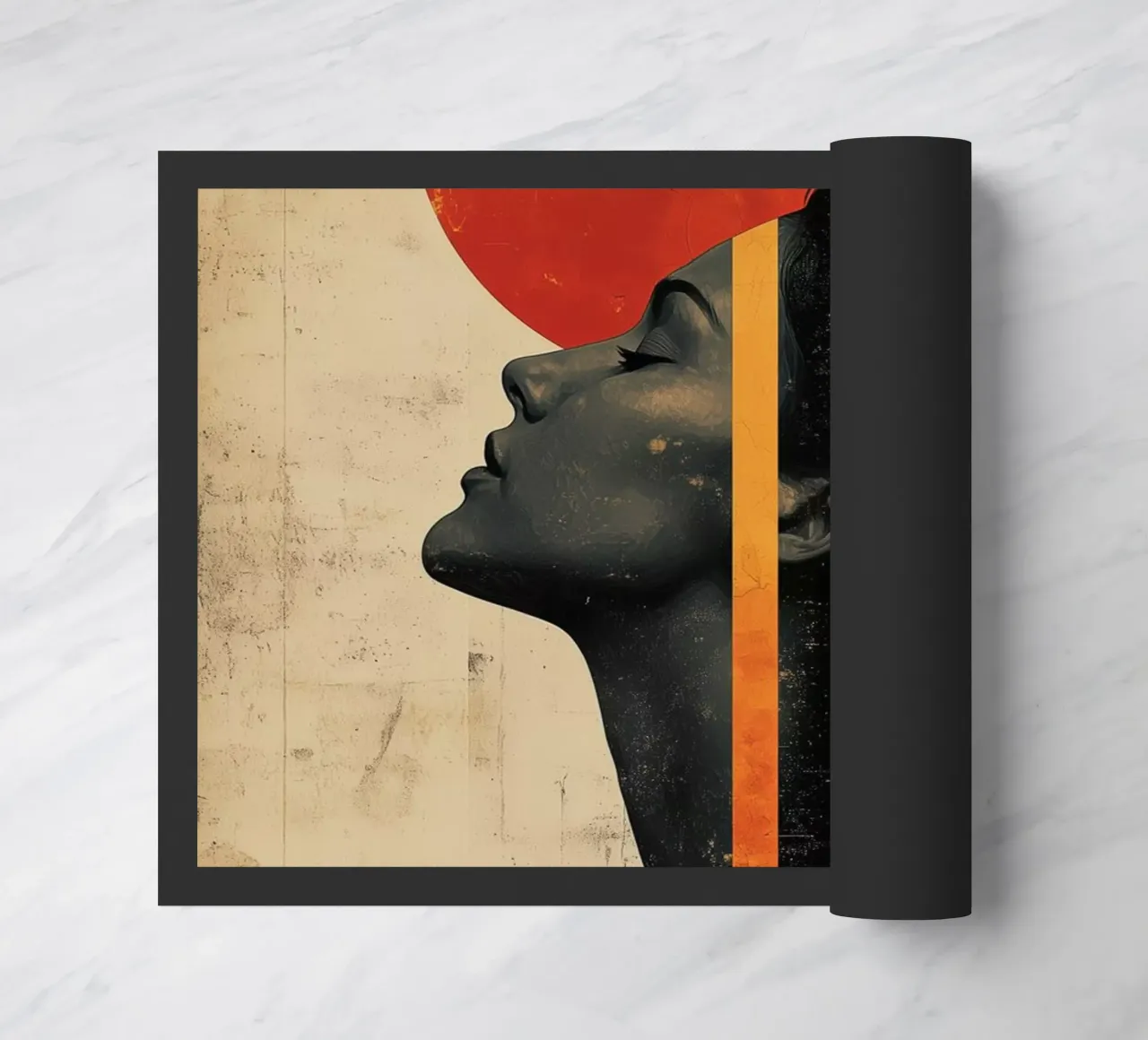 Moon Line doormat by Tameo