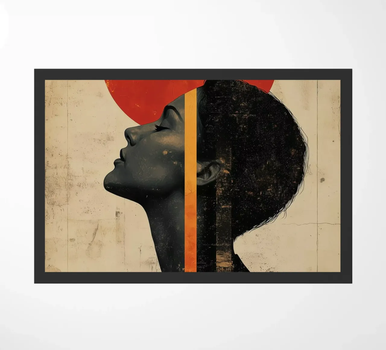 Moon Line doormat by Tameo