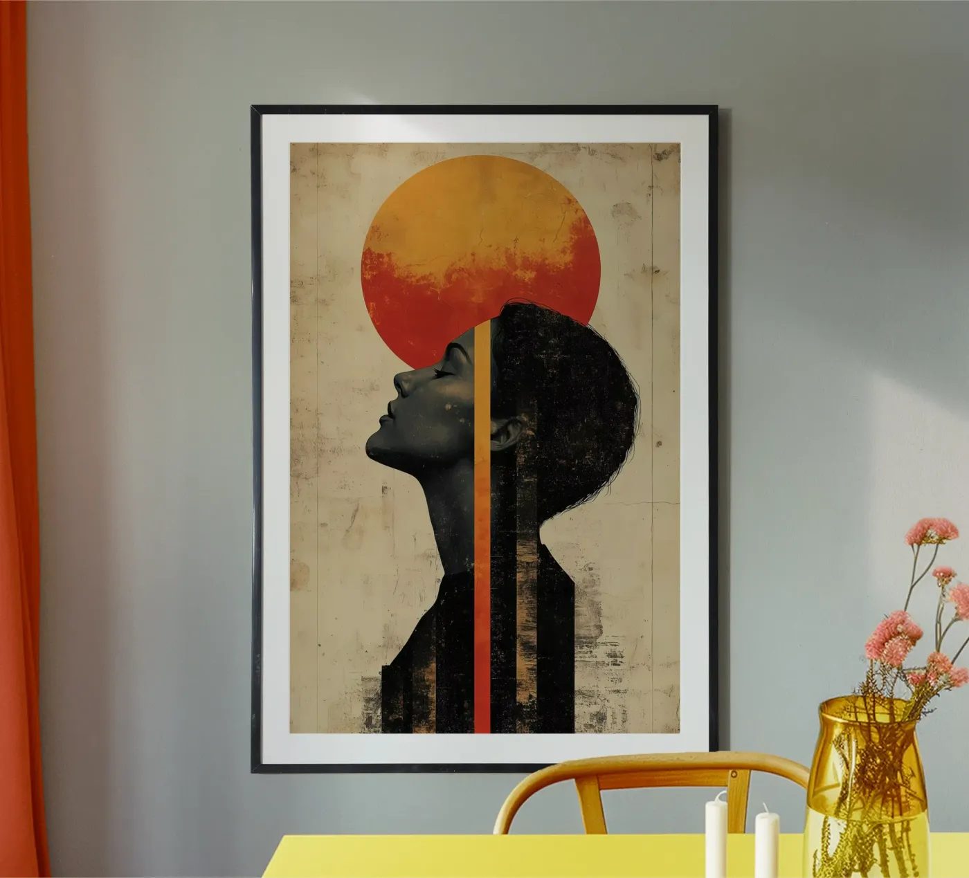 Maanlijn poster van Tameo
