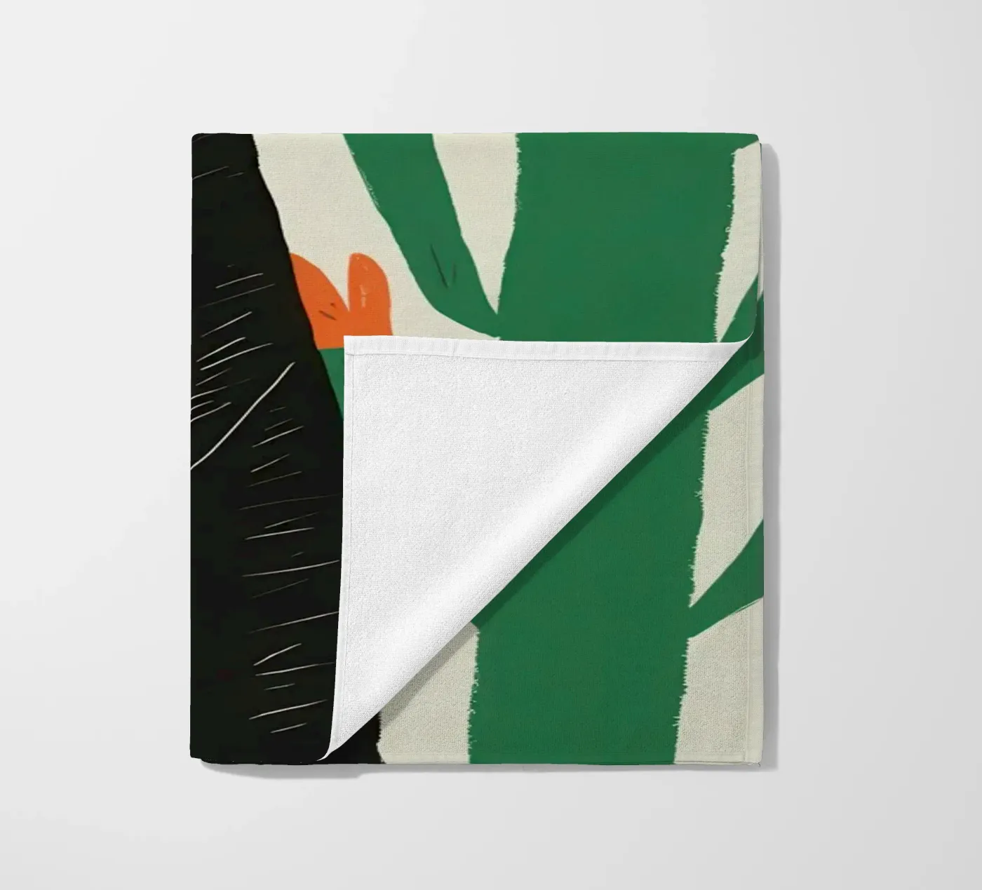 Gatti neri e cactus telo mare da Lyra Glaze
