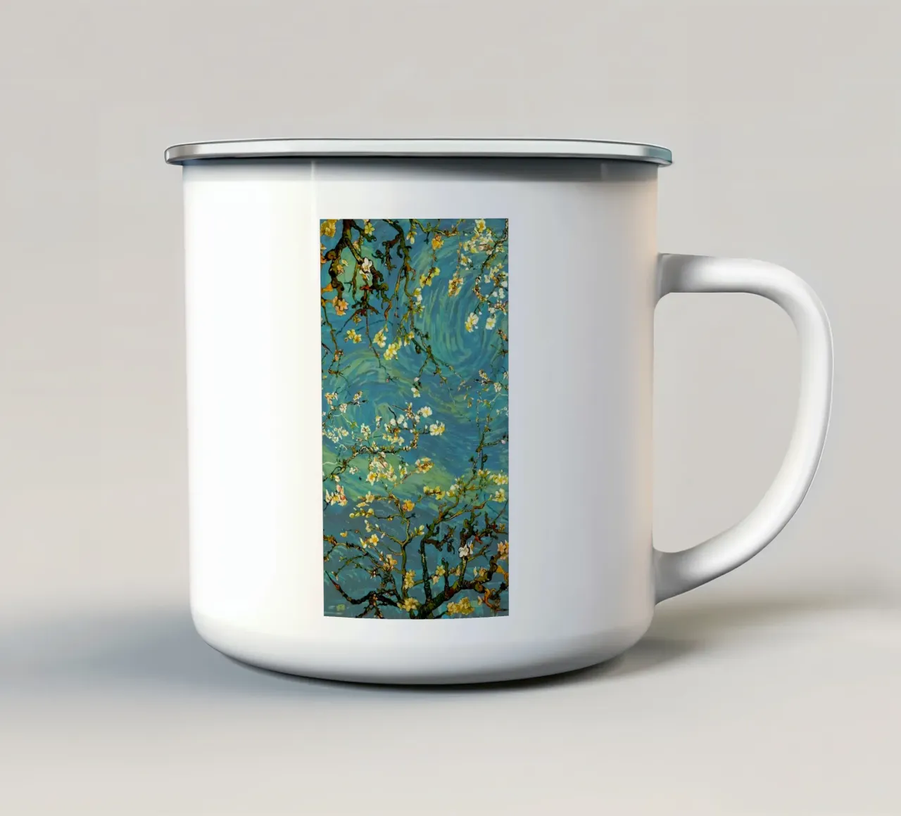 organic shapes botanical tazza in smalto da mip of map