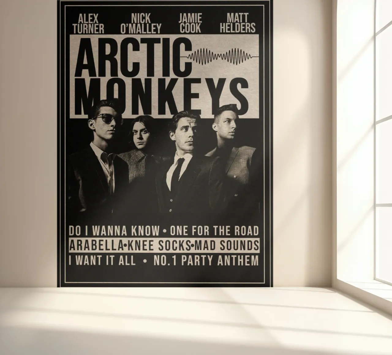 Schaduwen op de dansvloer fotobehang van piareto