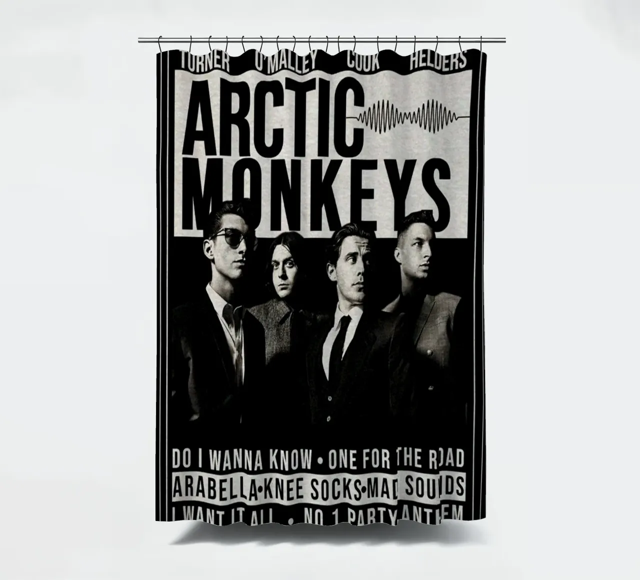 Schaduwen op de dansvloer douchegordijn van piareto