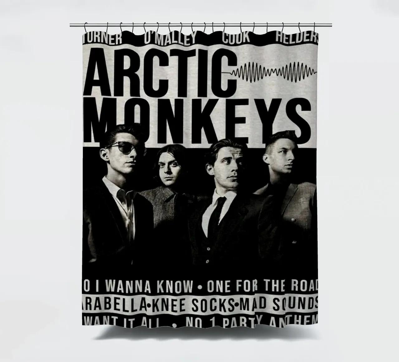 Schaduwen op de dansvloer douchegordijn van piareto