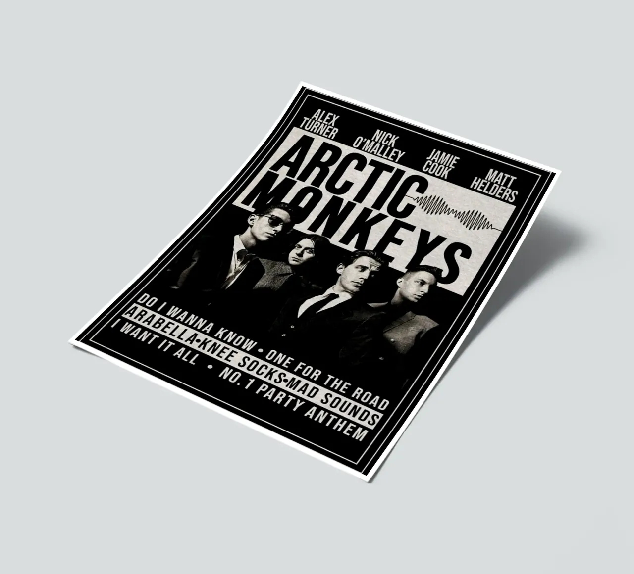 Schaduwen op de dansvloer stickervel van piareto