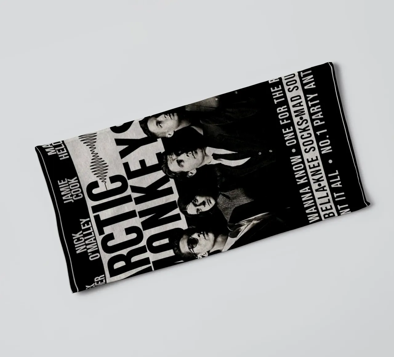 Schaduwen op de dansvloer badhanddoek van piareto