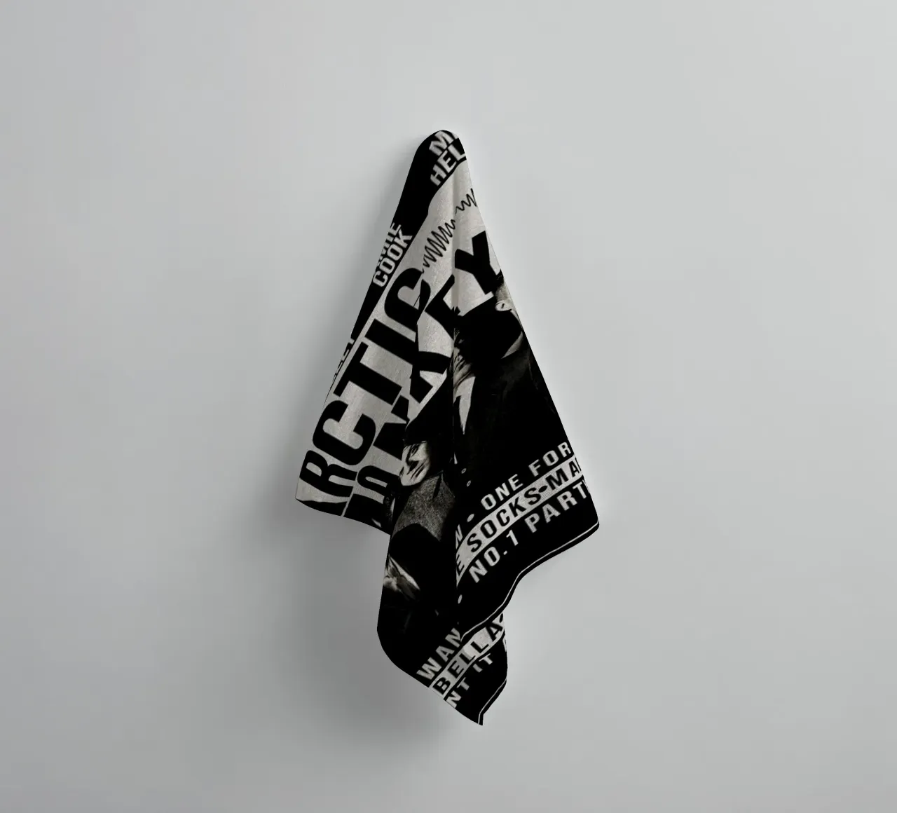 Schaduwen op de dansvloer badhanddoek van piareto