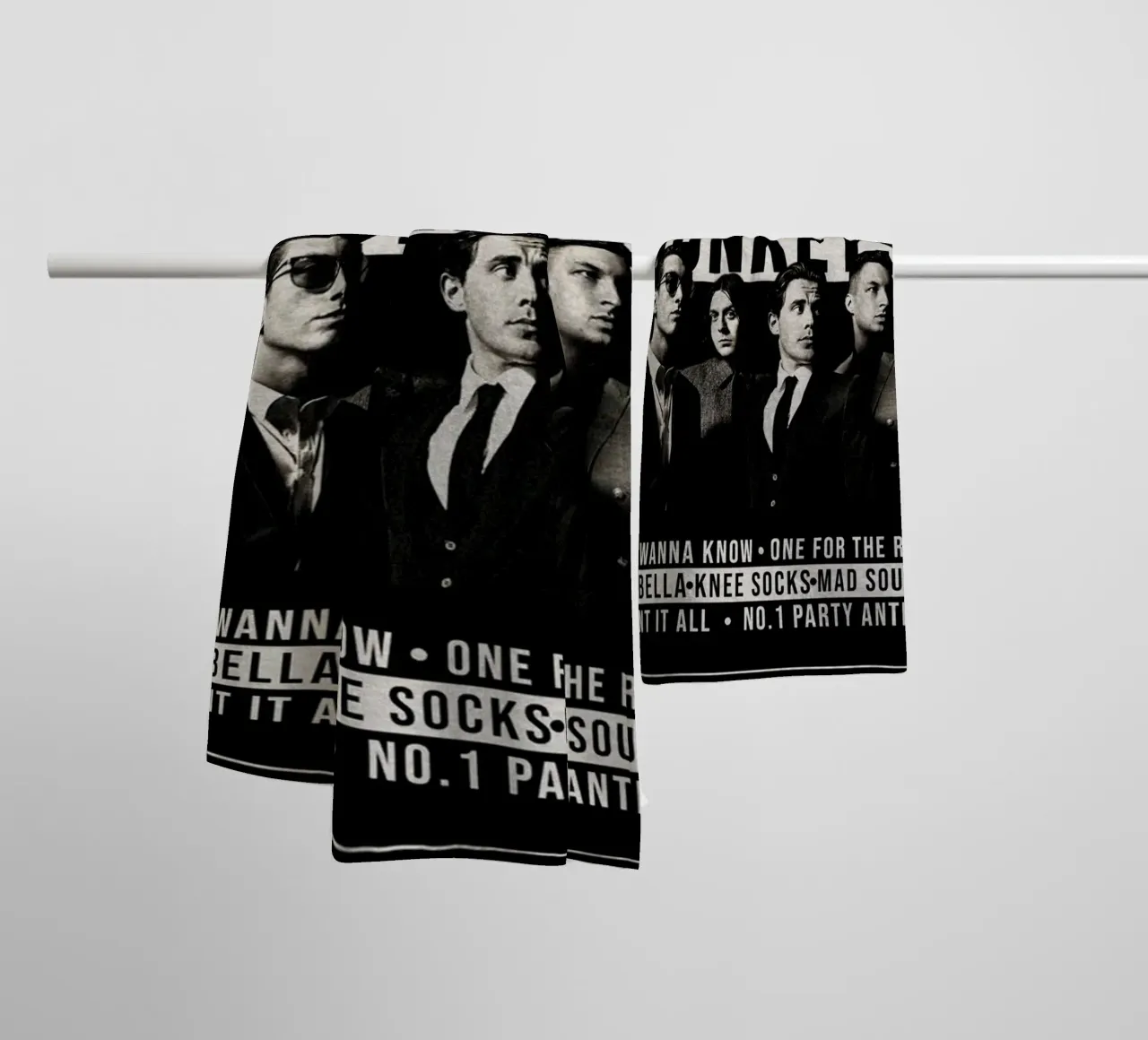 Schaduwen op de dansvloer badhanddoek van piareto