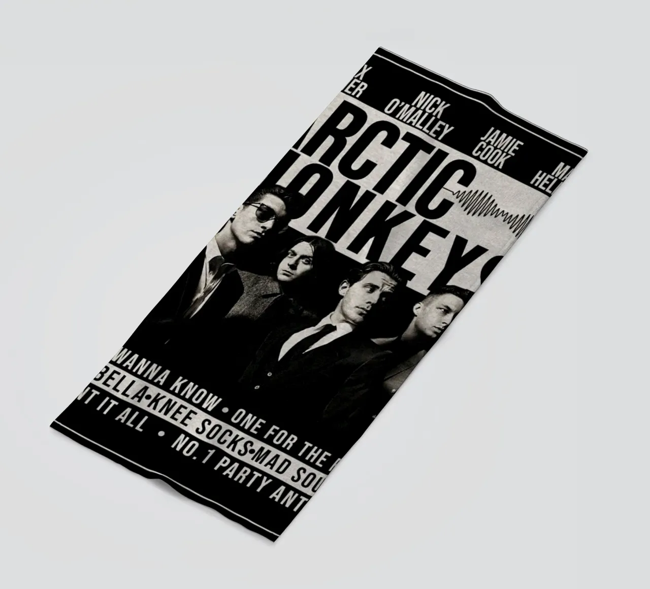 Schaduwen op de dansvloer strandhanddoek van piareto