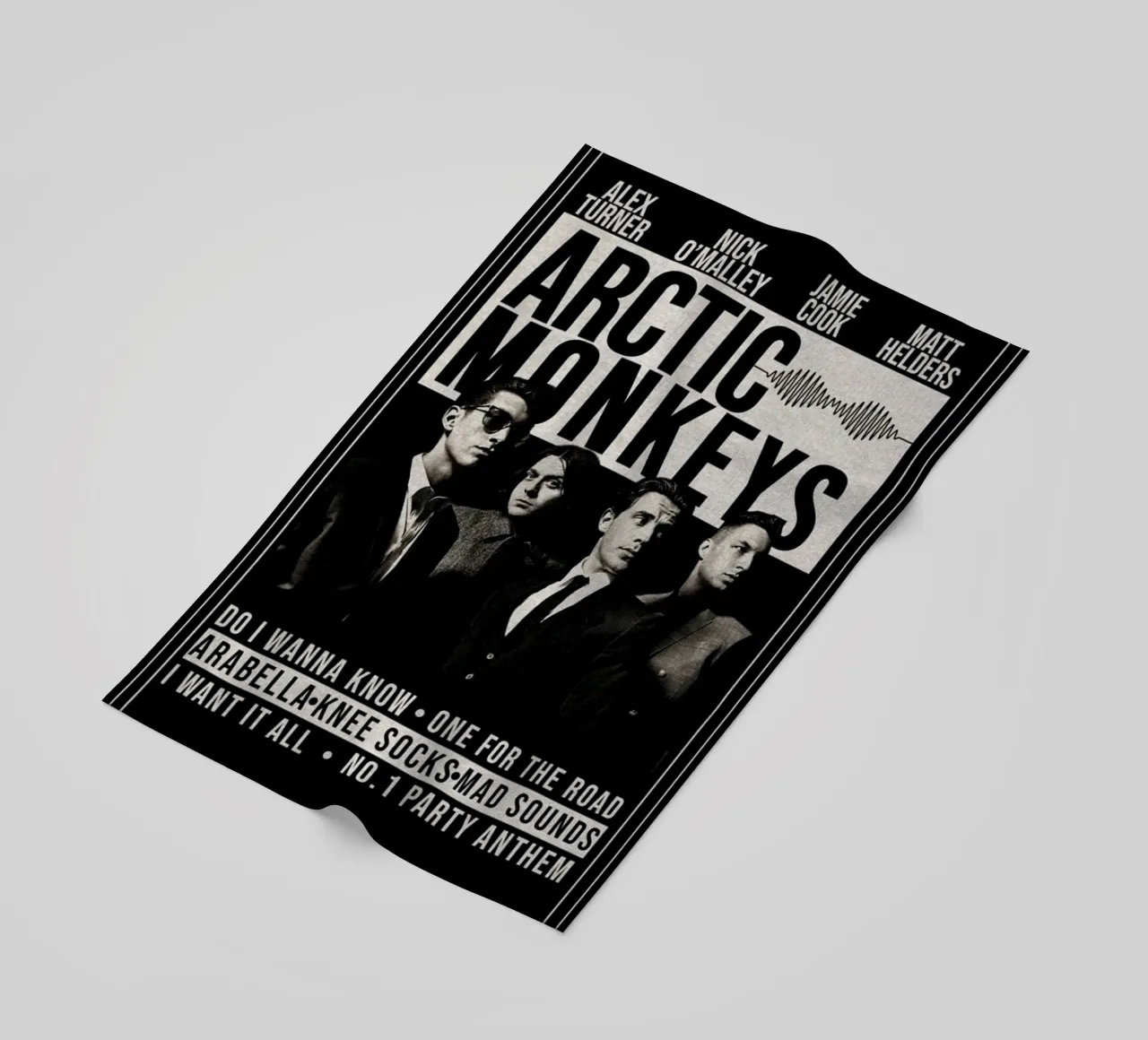 Schaduwen op de dansvloer strandhanddoek van piareto