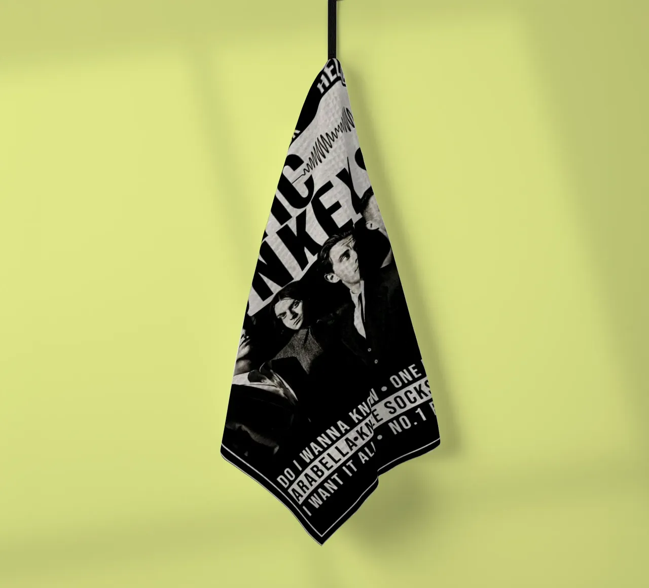 Schaduwen op de dansvloer theedoek van piareto