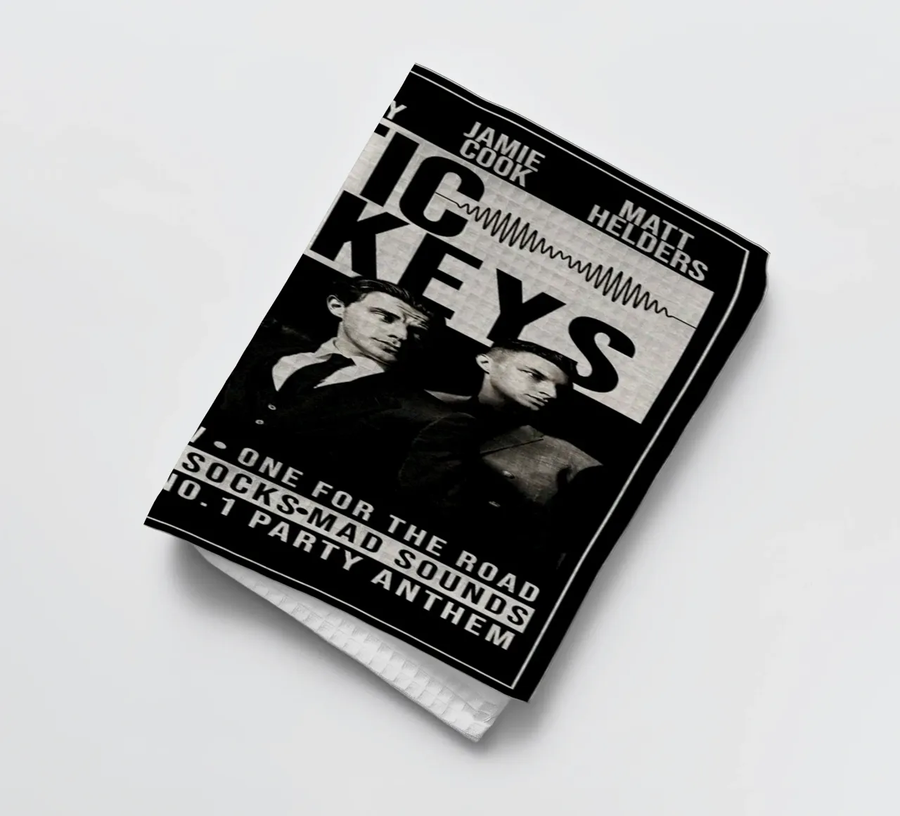 Schaduwen op de dansvloer theedoek van piareto