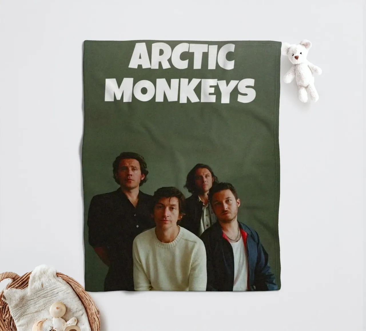 Vetri rotti e risate coperta in pile da piareto