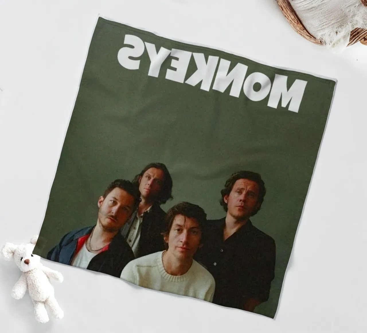 Vetri rotti e risate coperta in pile da piareto