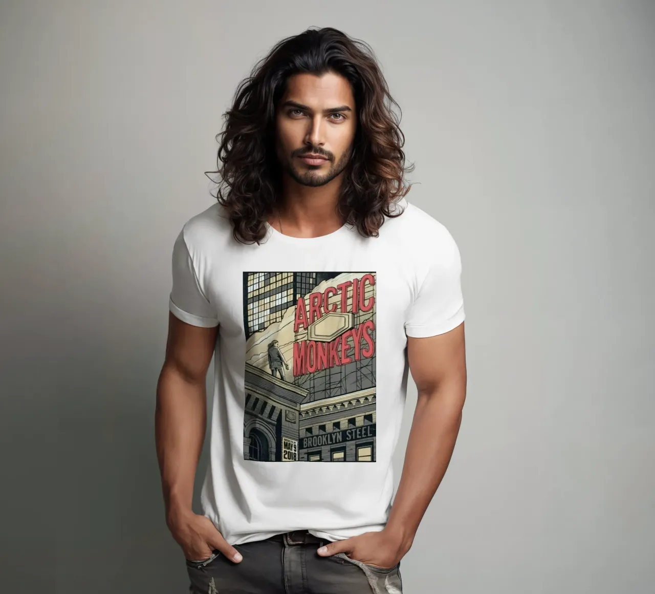 Sigarette d'argento sotto la pioggia t-shirt da piareto