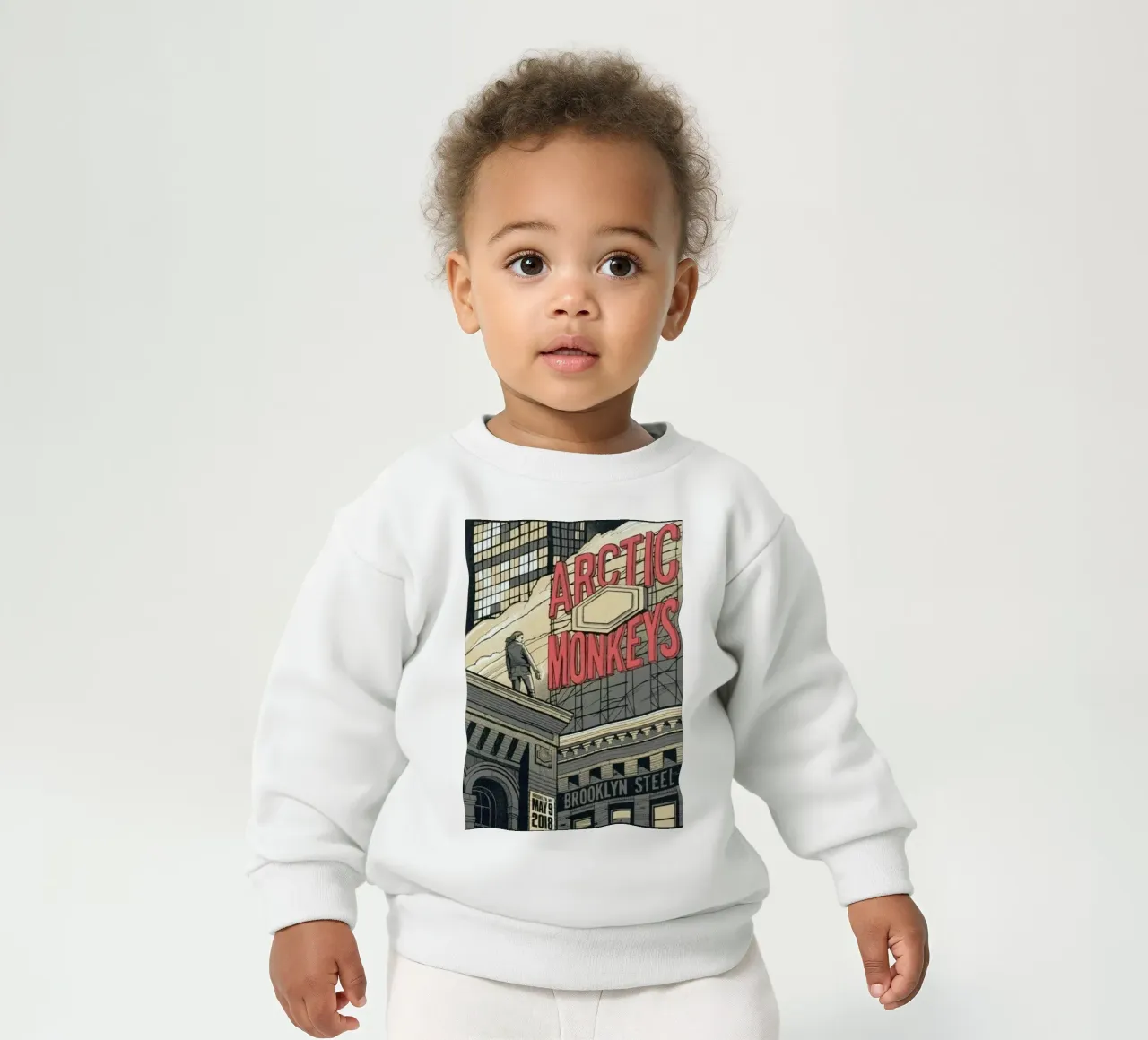 Sigarette d'argento sotto la pioggia felpa neonato da piareto