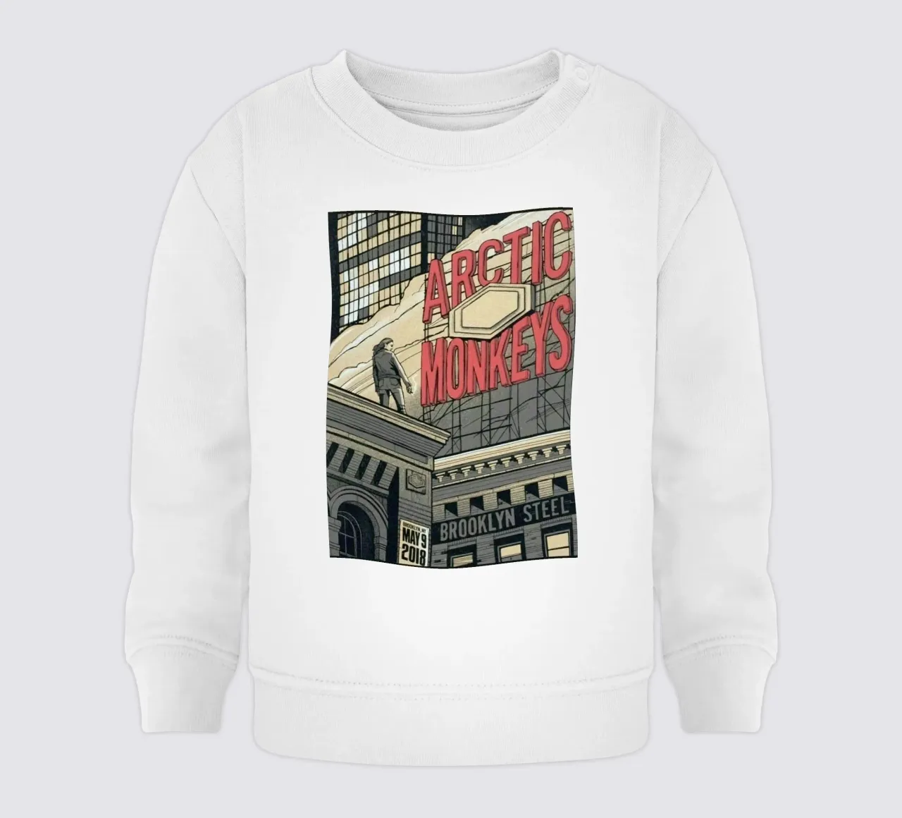 Sigarette d'argento sotto la pioggia felpa neonato da piareto