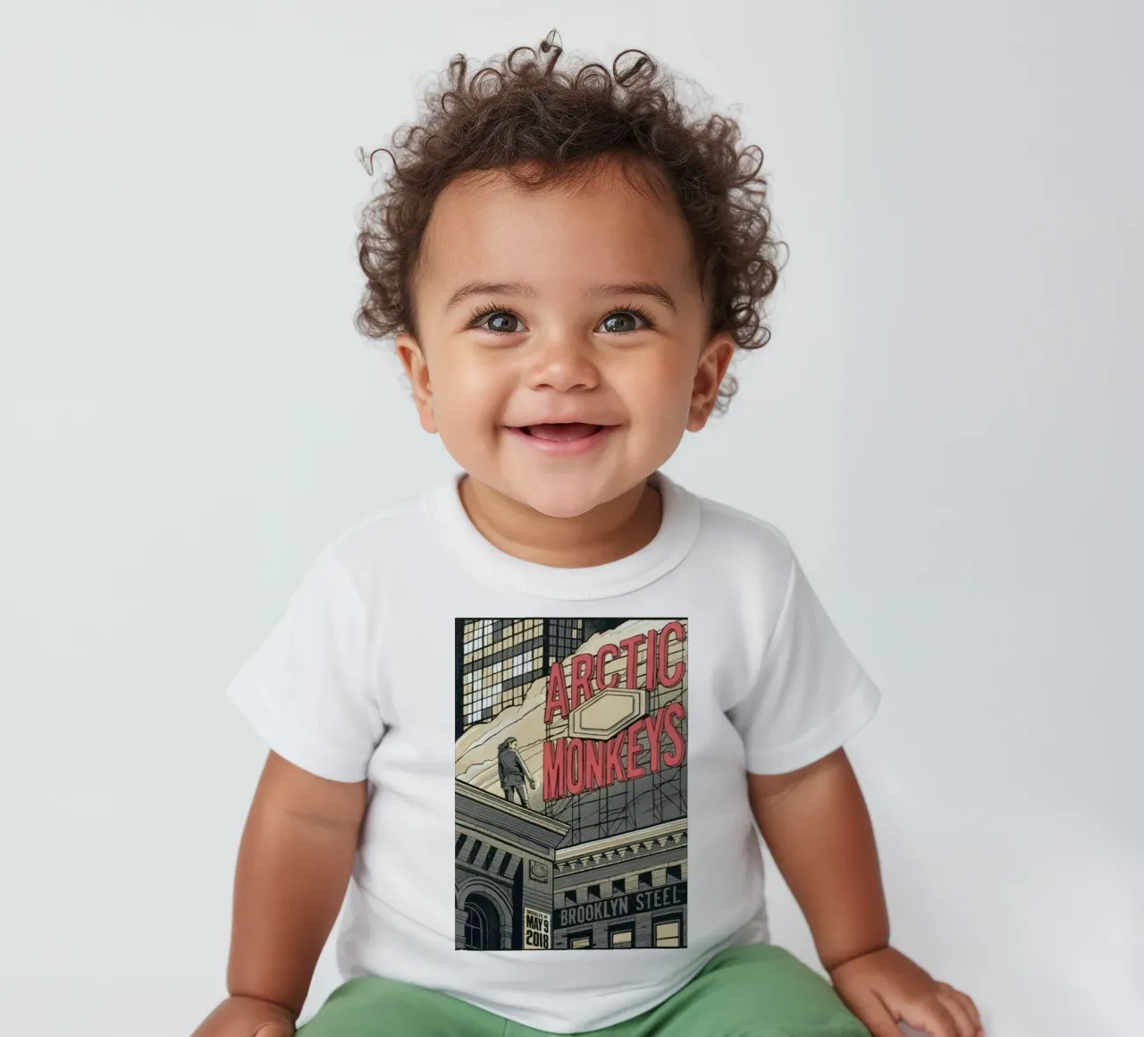 Sigarette d'argento sotto la pioggia maglietta neonato da piareto