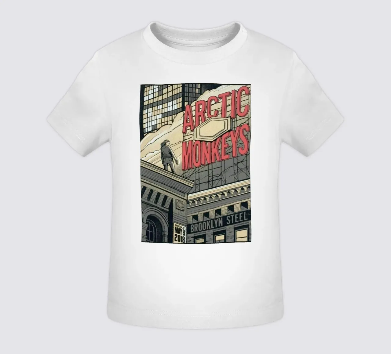 Sigarette d'argento sotto la pioggia maglietta neonato da piareto