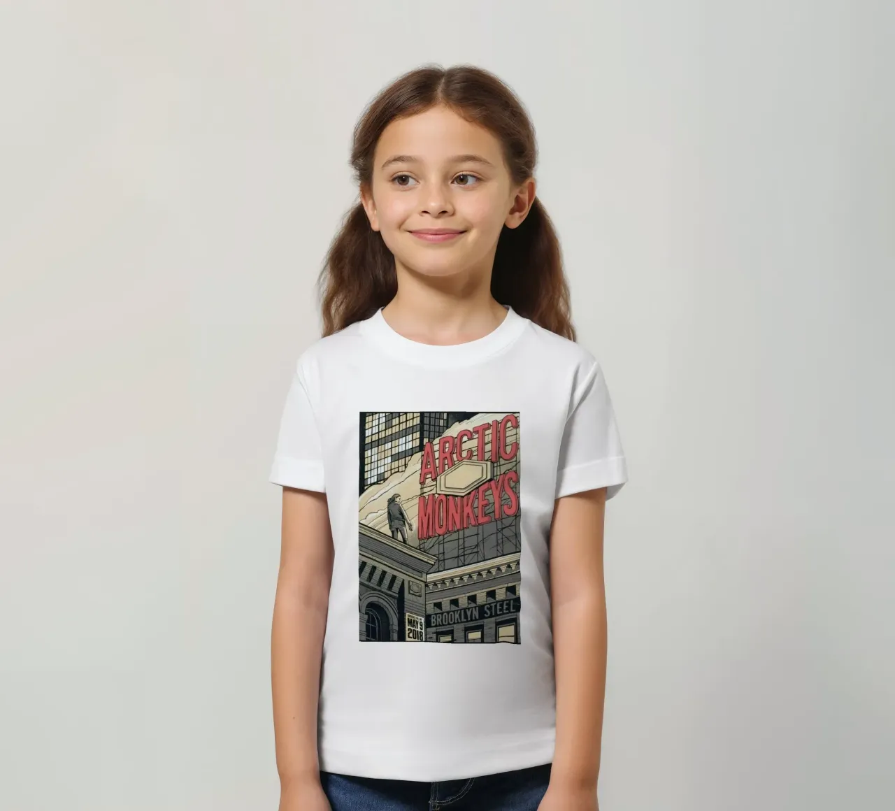 Sigarette d'argento sotto la pioggia t-shirt bambini da piareto