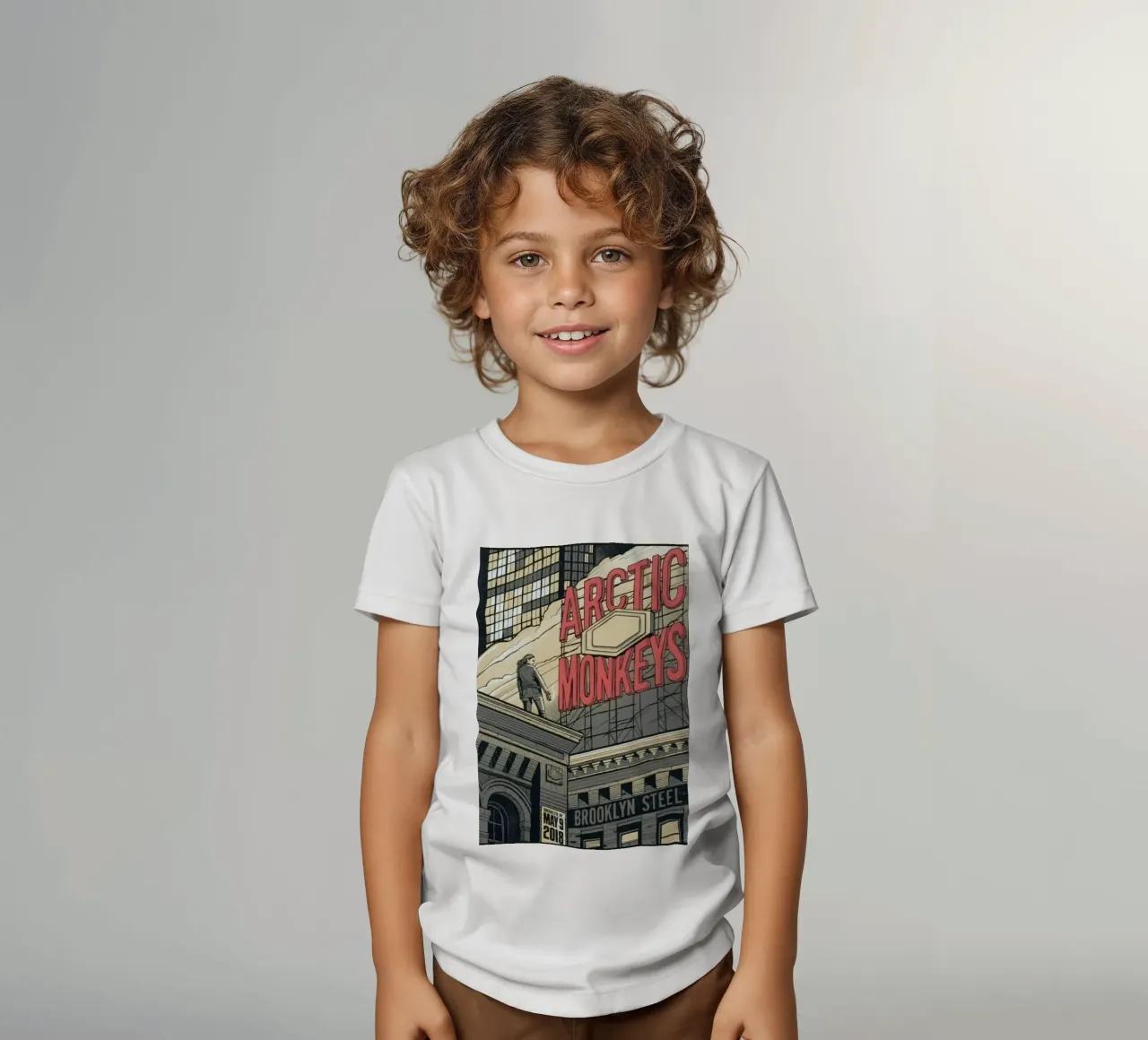 Sigarette d'argento sotto la pioggia t-shirt bambini da piareto