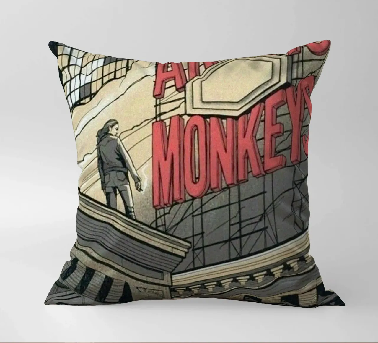 Sigarette d'argento sotto la pioggia cuscino da piareto