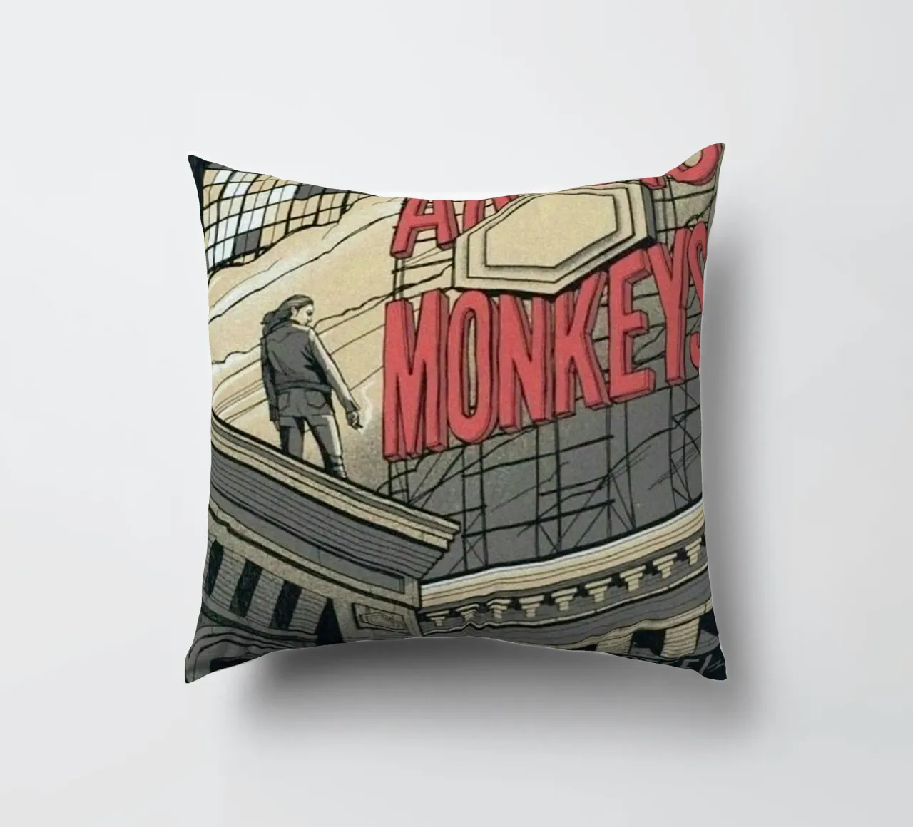 Sigarette d'argento sotto la pioggia cuscino da piareto