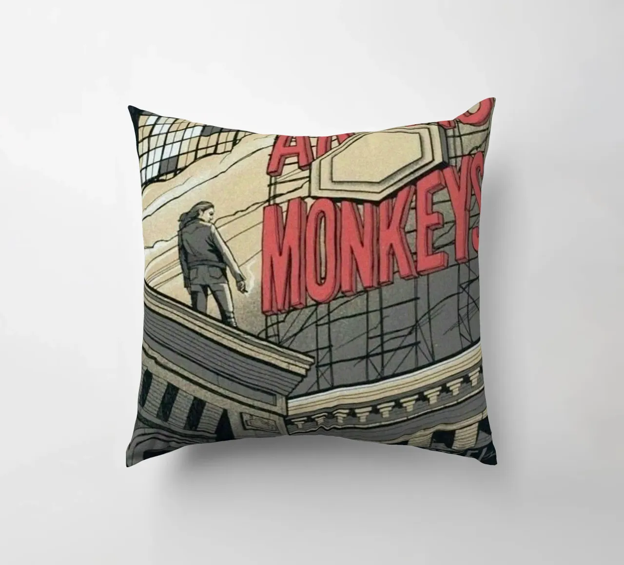 Sigarette d'argento sotto la pioggia cuscino da piareto